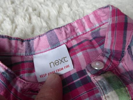 Károvaná košľa tunika, next,110