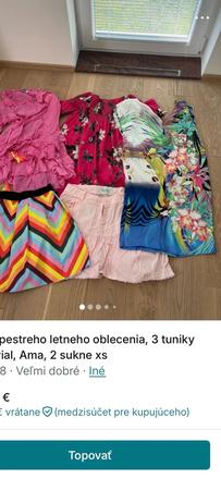 Sada pestreho letneho oblecenia xs/s imperial, ama, s