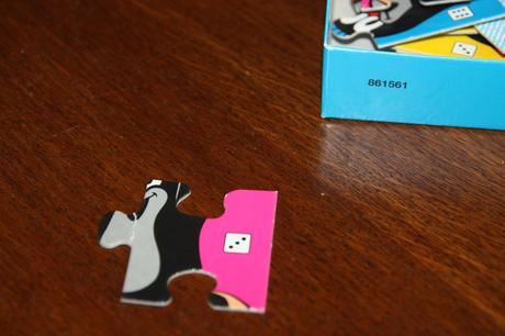 Hra krtko- hoď kockou a skladaj - od 4 rokov,