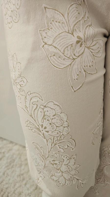 Nohavice s trblietavým vzorom, xl