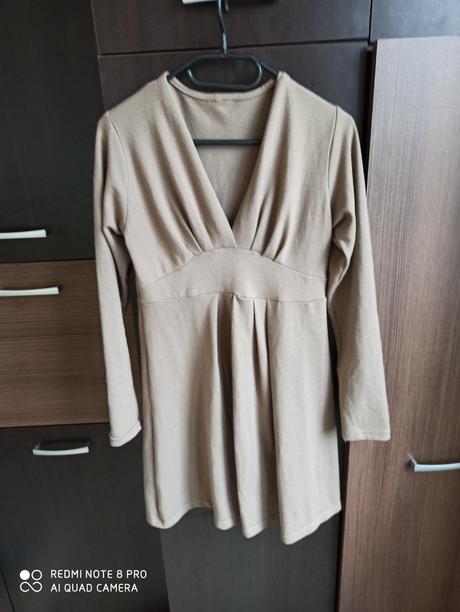 Hnedé šaty tunika, 36