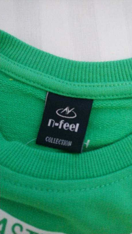 Detská zelená mikina speed team, n-feel, 110 cm, 110