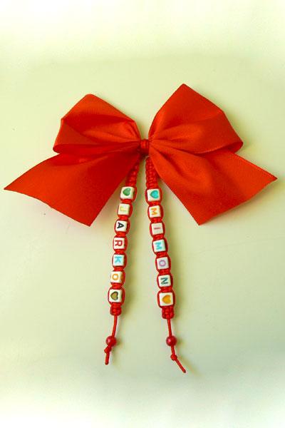 Mašla na kočik s menom, 