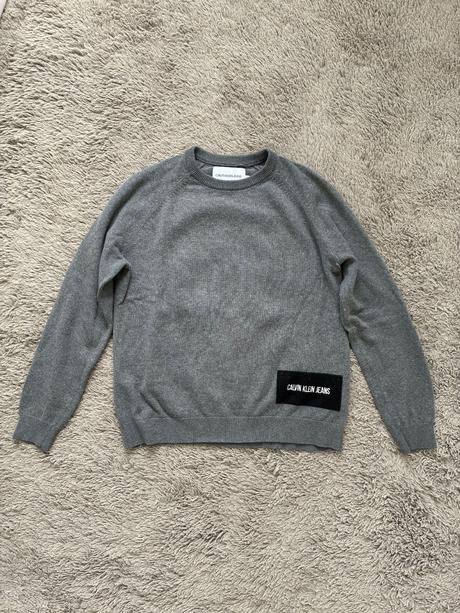 Calvin klein vlneny sveter, calvin klein,l