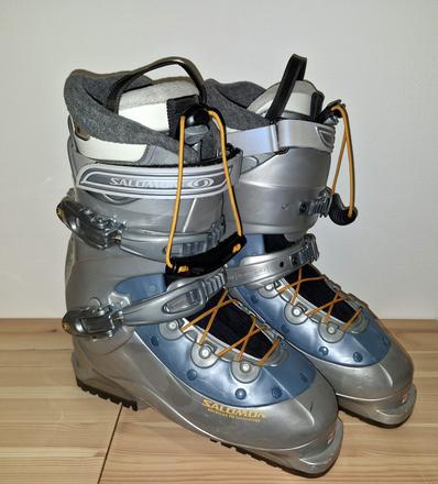 Lyžiarky zn. salomon, veľ. 26,5, vo výbornom stave, salomon,42