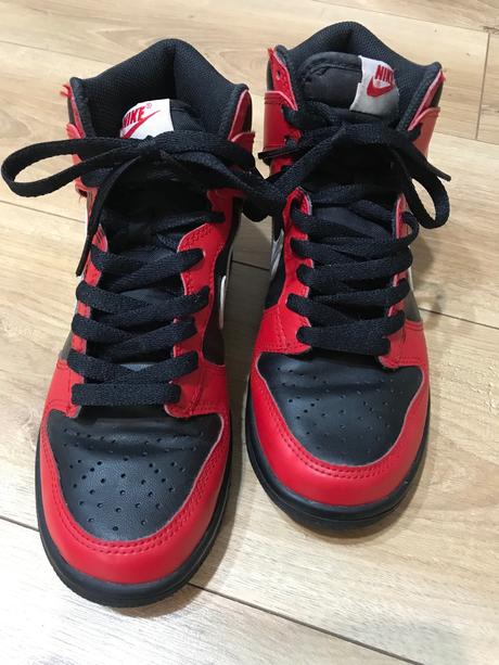 Členkové tenisky veľ.37,5 nike dunk high (gs), nike,37