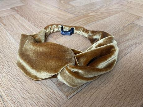 Vintage čelenka zlatá, zara