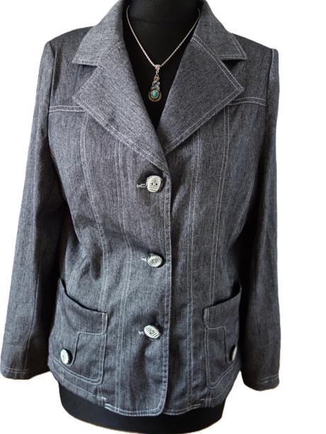 Dámske riflové sako mon cheri, veľ. l/xl, l