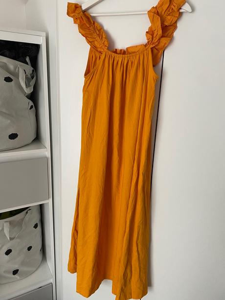 Šaty mango s volanom, mango,m