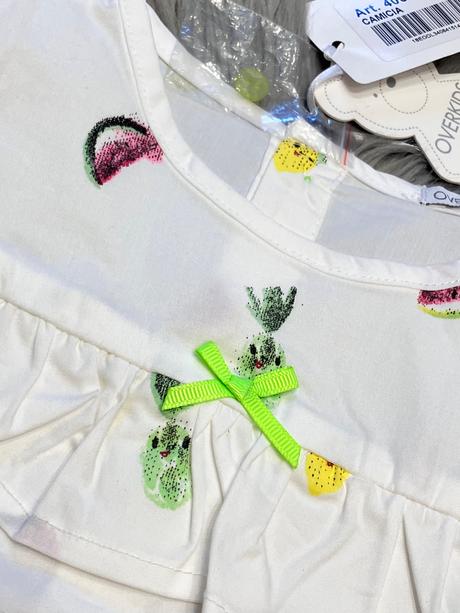 Dievčenská košeľa s volánom overkids (68-74), 68