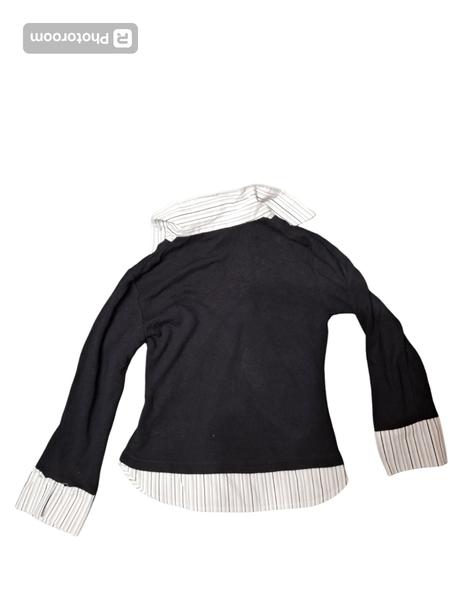 Dievčenský pulóvrík s blúzkou 2v1, 164