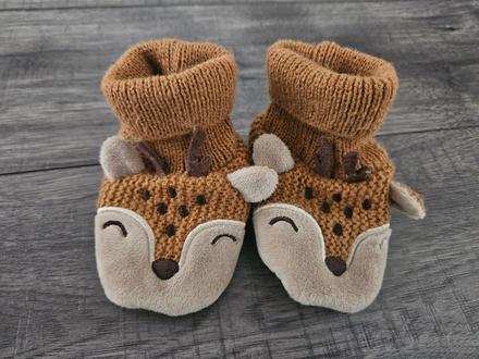 Srnčekové papučky 0-6m george vd 10cm, george,17