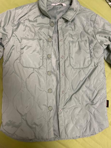 Prechodova bunda, svwtlozelena, vel. 134, h&m,134