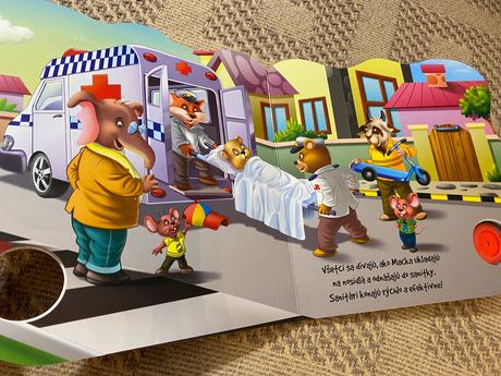 Pomáhame tú tú tú tú potlač gombík krásne leporelo,