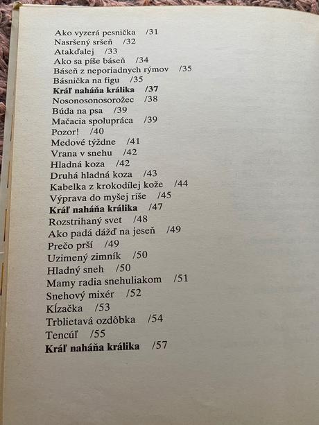 Kráľ naháňa králika kniha daniel hevier,