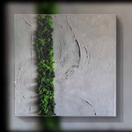 Abstraktný machový obraz, 