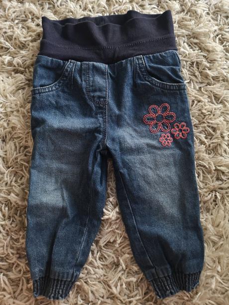 Nohavice s kvetinkami, lupilu,74