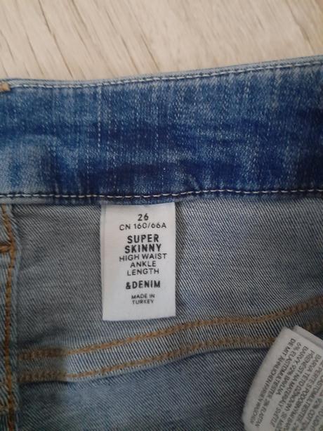 Rifle high waist, h&m,xs