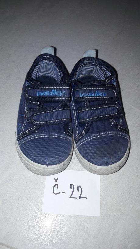 Detské plátené tenisky, veľ. 22, 22