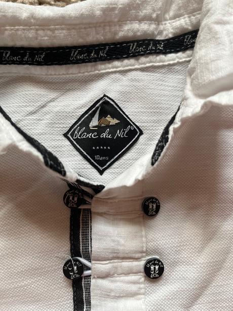 Bavlnené tričko blanc du nil, 134