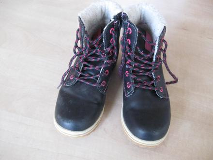 Dievčenské topánky na zimu, 33/34, 33