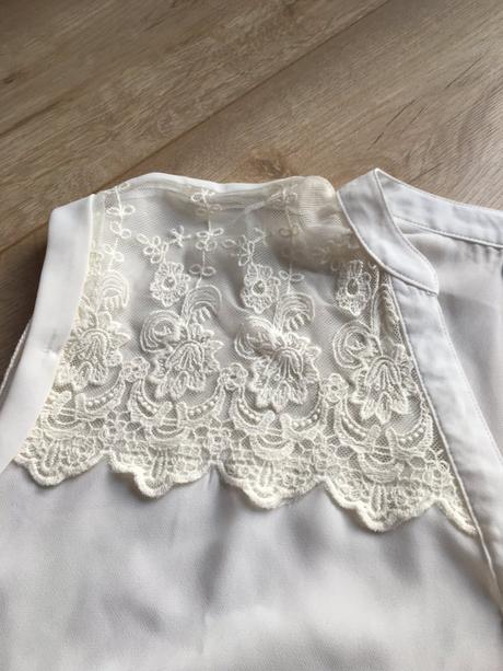 Biela blúzka bez rukávov, kik,38