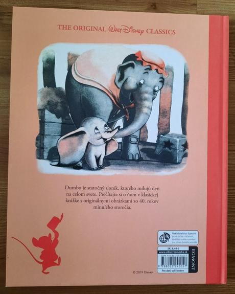 Kniha disney "dumbo", 