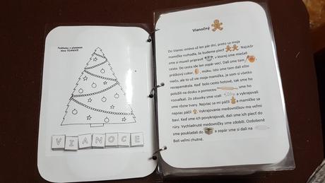 Vianočná quietbook, 