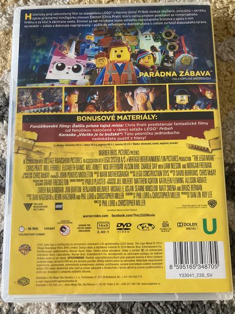 Dvd lego príbeh, 