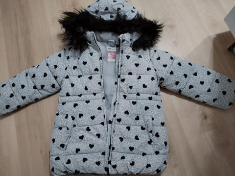 Zimná bunda h&m 5-6 r top stav 116,122, h&m,116