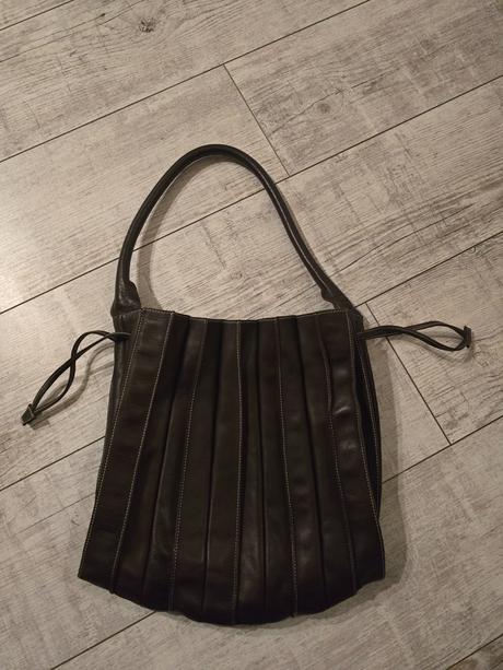 Kožena čokoladova hneda kabelka taška, 