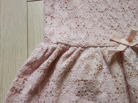 Čipkované šaty h&m 110/116, h&m,110