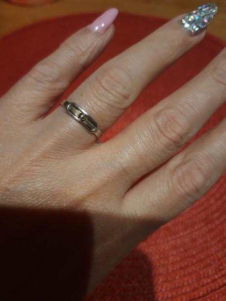 Strieborné prsteň,