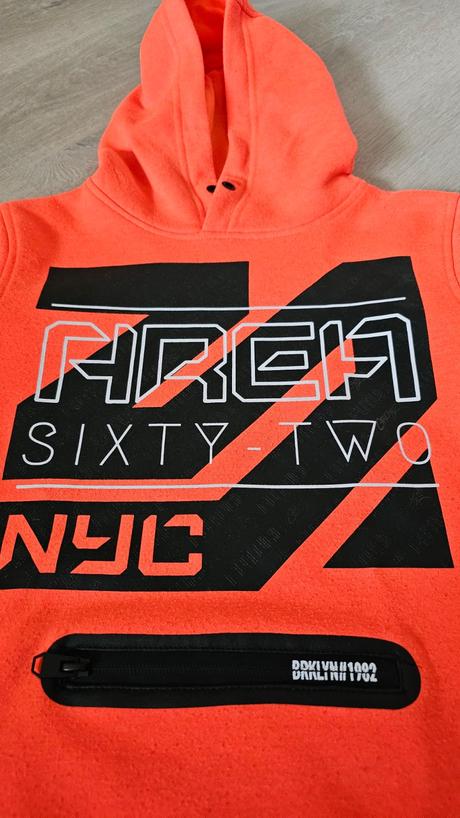 Mikina neonova orange, 146