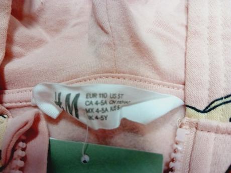 Srnčeková súprava - nohavice a mikina, h&m,110