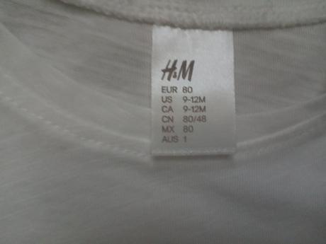 Tričká h&m, 80