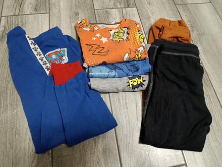 Balík do škôlky -110/116 (3x tepláky, 3x tričko ), 104–116