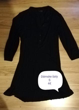 Dámske čierne šaty, s
