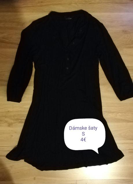 Dámske čierne šaty, s