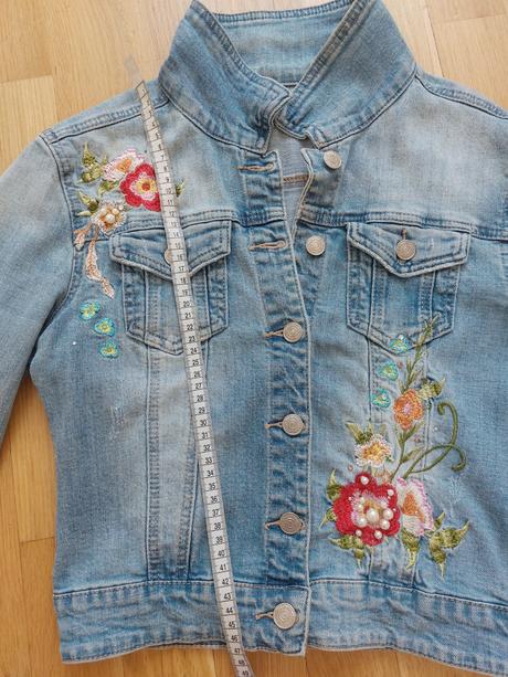 Rifľová bunda veľkost 34 bundy, 34