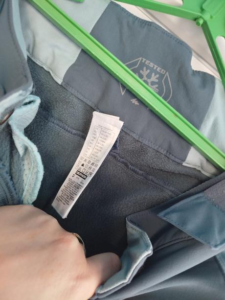 Zateplené softshellové nohavice, quechua,xs