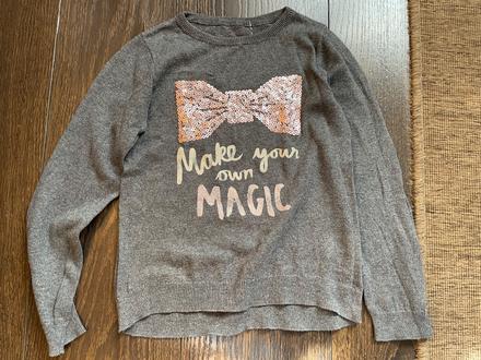 Pulovrik s flitrami - bavlna, 122