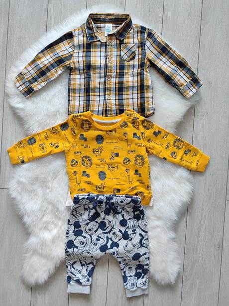 Košeľa, mikina, tepláky, 68