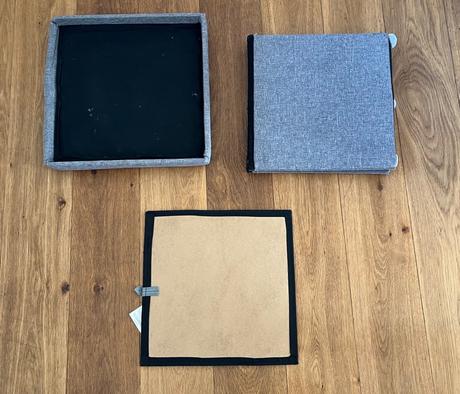 Sivá skladacia taburetka, 