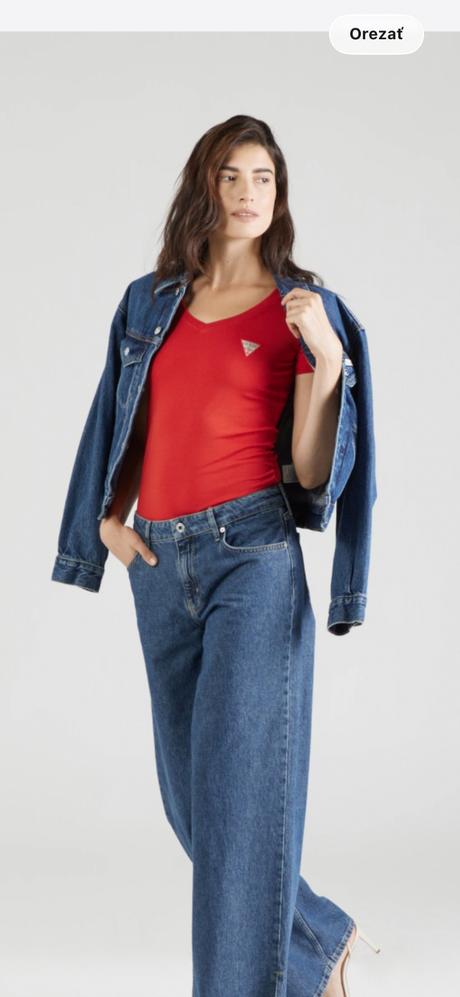 Guess original tričko raz oblečené, guess,s