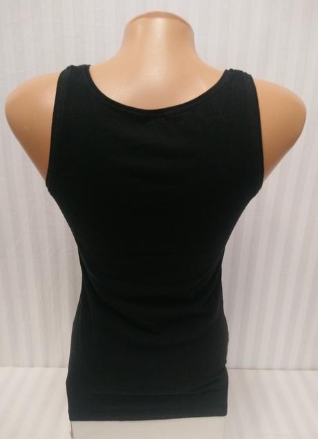 Dámsky elastický čierny top, esmara, xs/s, esmara,s