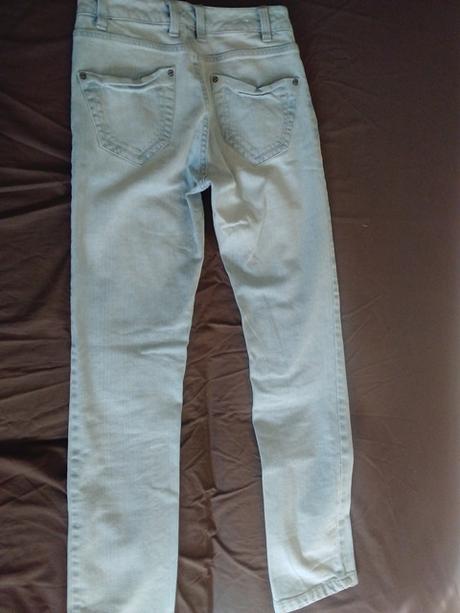 Nohavice - denim slim - 36, denim,s