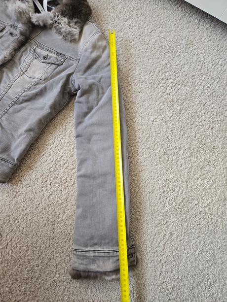 Kožušinová rifľová bunda gas, m