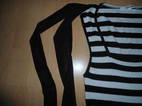 Cierno-biele tricko / tielko, s