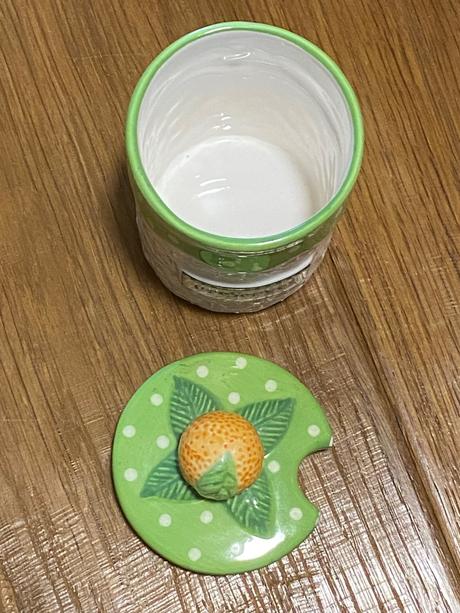 Pomaranč - nádoba / dóza na džem s vrchnákom,